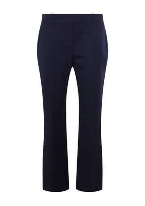 Alexander McQueen cropped trousers - Blue