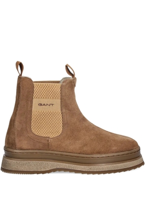 Gant Sistown pull-tab panelled boots - Brown