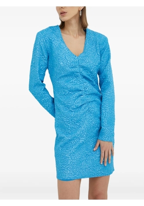 Gestuz floral gathered dress - Blue
