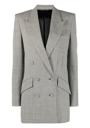 Givenchy dogtooth-pattern wool blazer - Black
