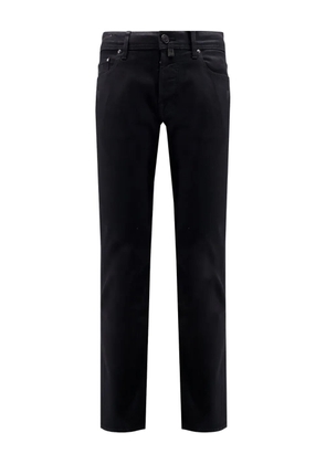 Jacob Cohën button-fly trousers - Black