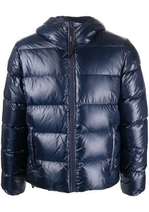 ASPESI padded feather-down hooded jacket - Blue