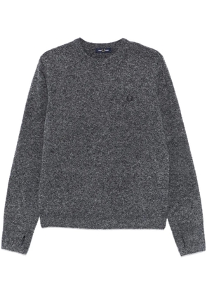 Fred Perry bouclé crew-neck sweater - Blue