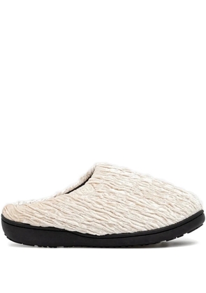 SUBU textured velvet mules - Neutrals