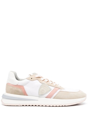 Philippe Model Paris Tropez 2.1 panelled-design suede sneakers - White