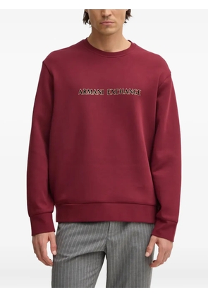 Armani Exchange logo-detail sweater - Red