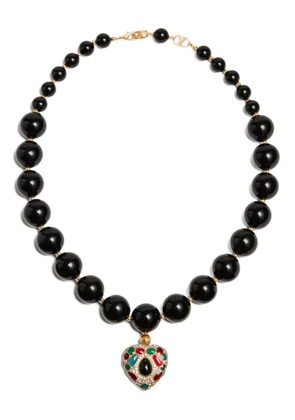 Valentino Garavani Coeur Royal necklace - Black