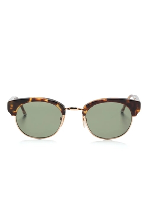 Thom Browne Eyewear tortoiseshell round-frame sunglasses