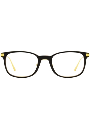 OMEGA EYEWEAR rectangle-frame glasses - Black