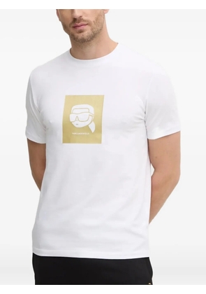 Karl Lagerfeld logo-print T-shirt - White