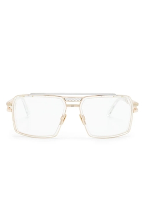 Cazal pilot-frame glasses - Neutrals