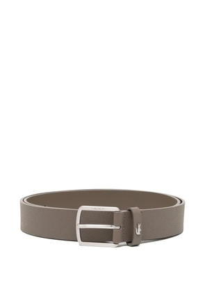 Lacoste grained leather belt - Neutrals