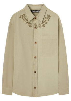 Palm Angels printed shirt - Neutrals