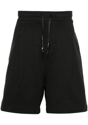 A Paper Kid Logo-patch shorts - Black