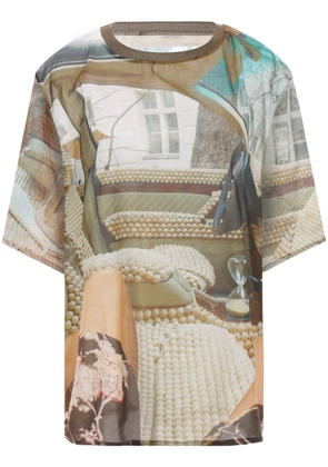 Bless Holiday Sauna Rider T-shirt - Neutrals