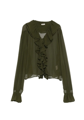BODE Flounce blouse - Green