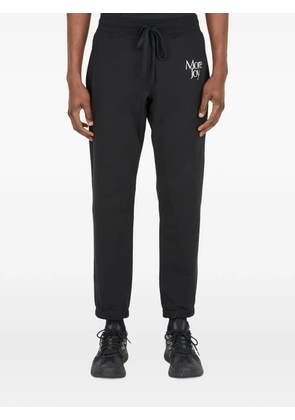 More Joy logo-embroidered track pants - Black