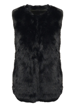 V°73 faux-fur gilet - Black