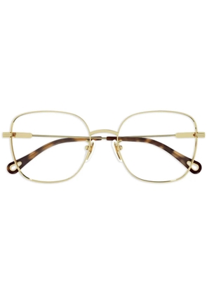 Chloé Eyewear square-frame glasses - Gold