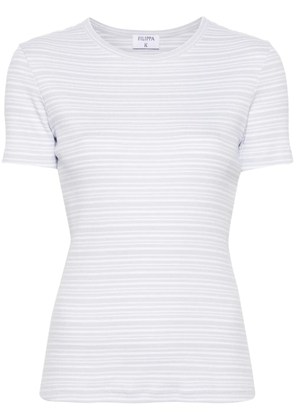 Filippa K striped ribbed T-shirt - Blue
