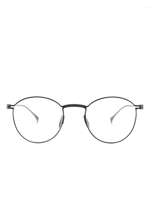 Giorgio Armani x Yuichi Toyama round-frame glasses - Black