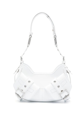 BIASIA small Y2K leather shoulder bag - White