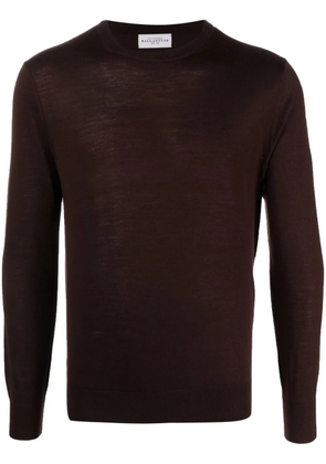 Ballantyne crew-neck wool jumper - Brown
