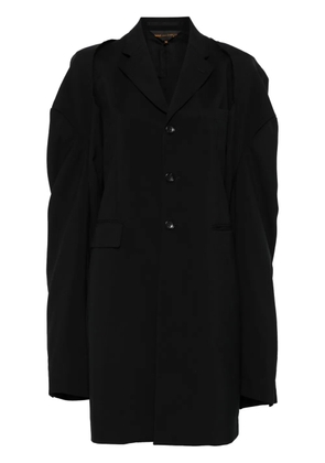 Comme Des Garçons detachable-sleeves coat - Black