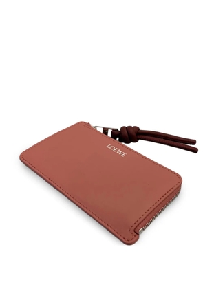 LOEWE Knot zipped cardholder - Pink