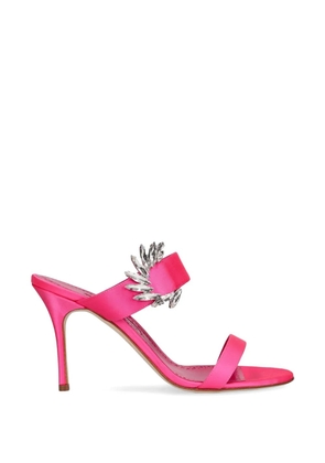 Manolo Blahnik decorative-detail sandals - Pink