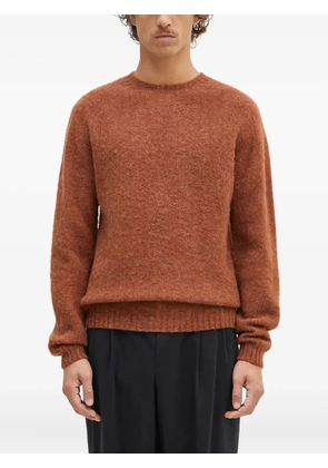 Norse Projects Birnir brushed crew-neck sweater - Orange