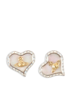 Vivienne Westwood heart-shaped earrings - Silver