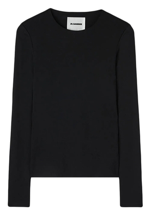 Jil Sander long-sleeve jersey T-shirt - Black