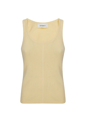 Lisa Yang ribbed tank top - Yellow