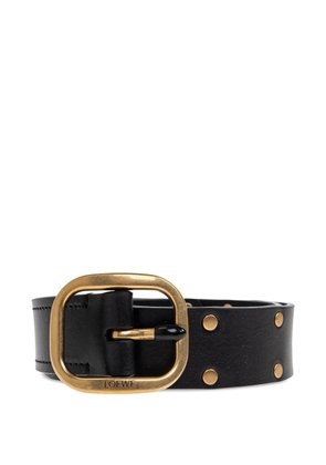 LOEWE studded buckle belt - Black