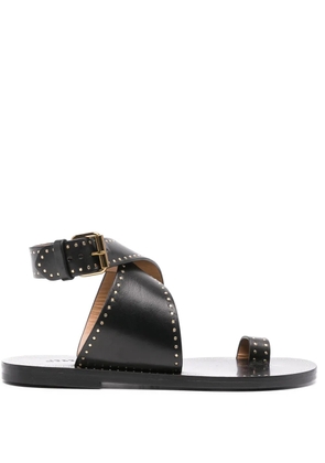 ISABEL MARANT Jools studded sandals - Black
