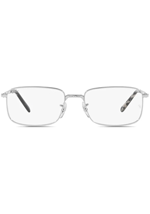 Ray-Ban rectangle-frame glasses - Silver