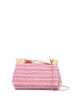 Aquazzura mini Twist clutch bag - Pink