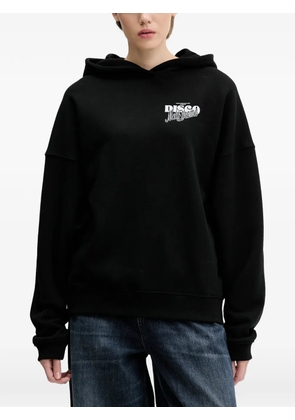 HUGO graphic-print hoodie - Black