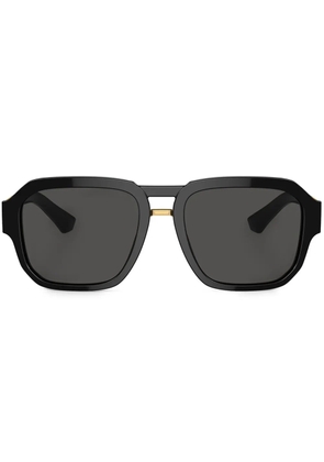 Dolce & Gabbana Eyewear logo-engraved sunglasses - Black