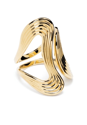 Fernando Jorge 18k yellow gold Stream Line open ring