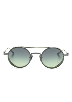 Akoni Eres round-frame sunglasses - Silver