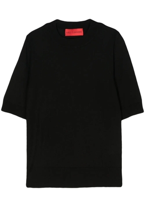 Wild Cashmere Selena fine-ribbed top - Black