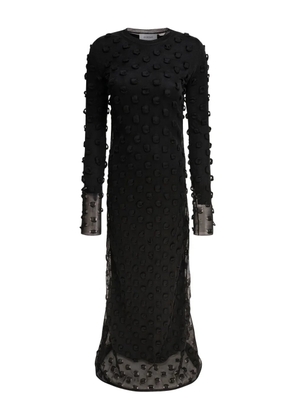 Sportmax textured-knit open-back dress - Black