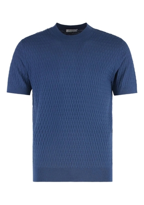 Paolo Pecora short-sleeved cotton T-shirt - Blue