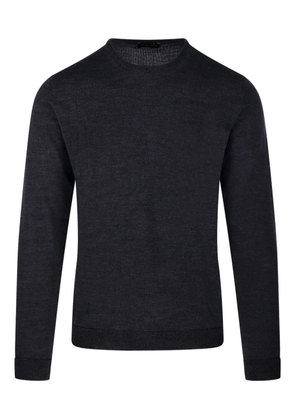 Roberto Collina crew-neck long-sleeve sweater - Black