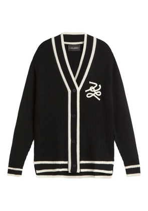 Karl Lagerfeld V-neck cardigan - Black