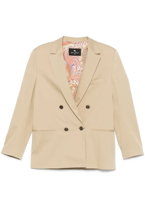 ETRO notched-lapels blazer - Neutrals