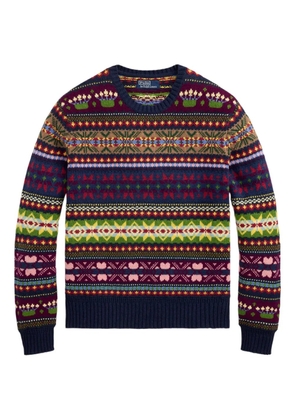Polo Ralph Lauren fair-isle intarsia jumper - Blue