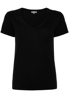 N.Peal Cotton Cash Silk T-Shirt - Black